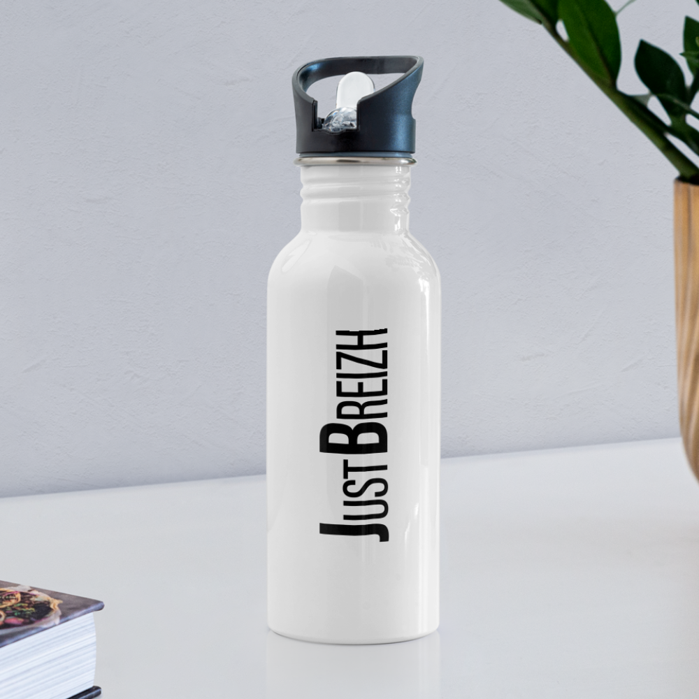 GOURDE / Trait de côte / FOND BLANC / DESIGN NOIR - blanc