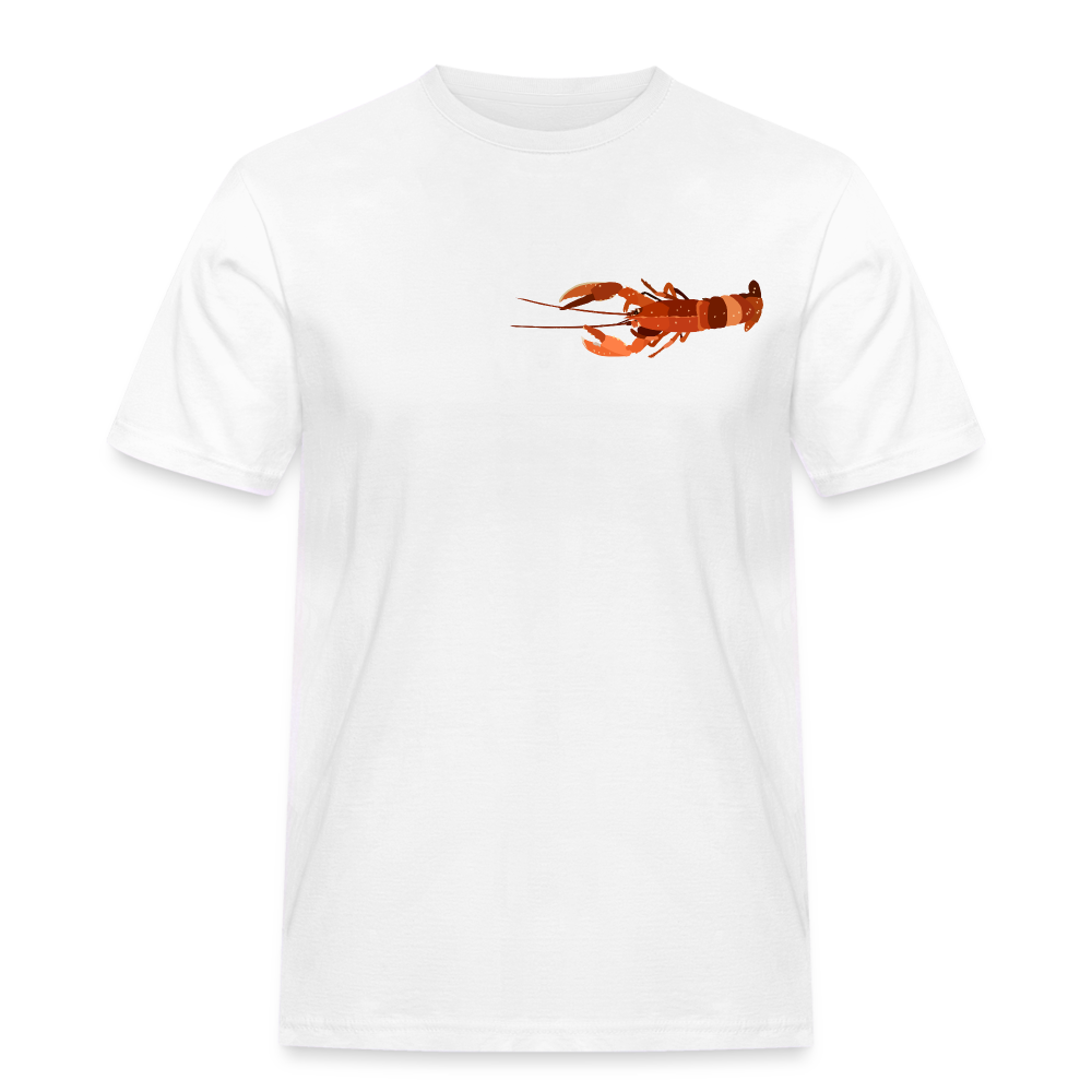 HOMMES : T-SHIRTS CLASSIQUES / HOMARD / TEXTILE BLANC - blanc