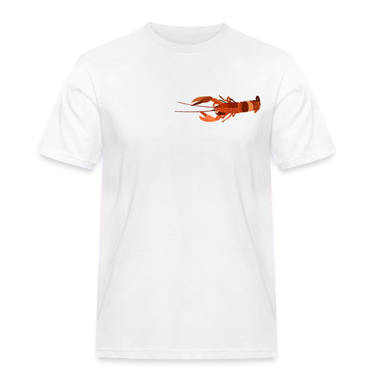 HOMMES : T-SHIRTS CLASSIQUES / HOMARD / TEXTILE BLANC - blanc