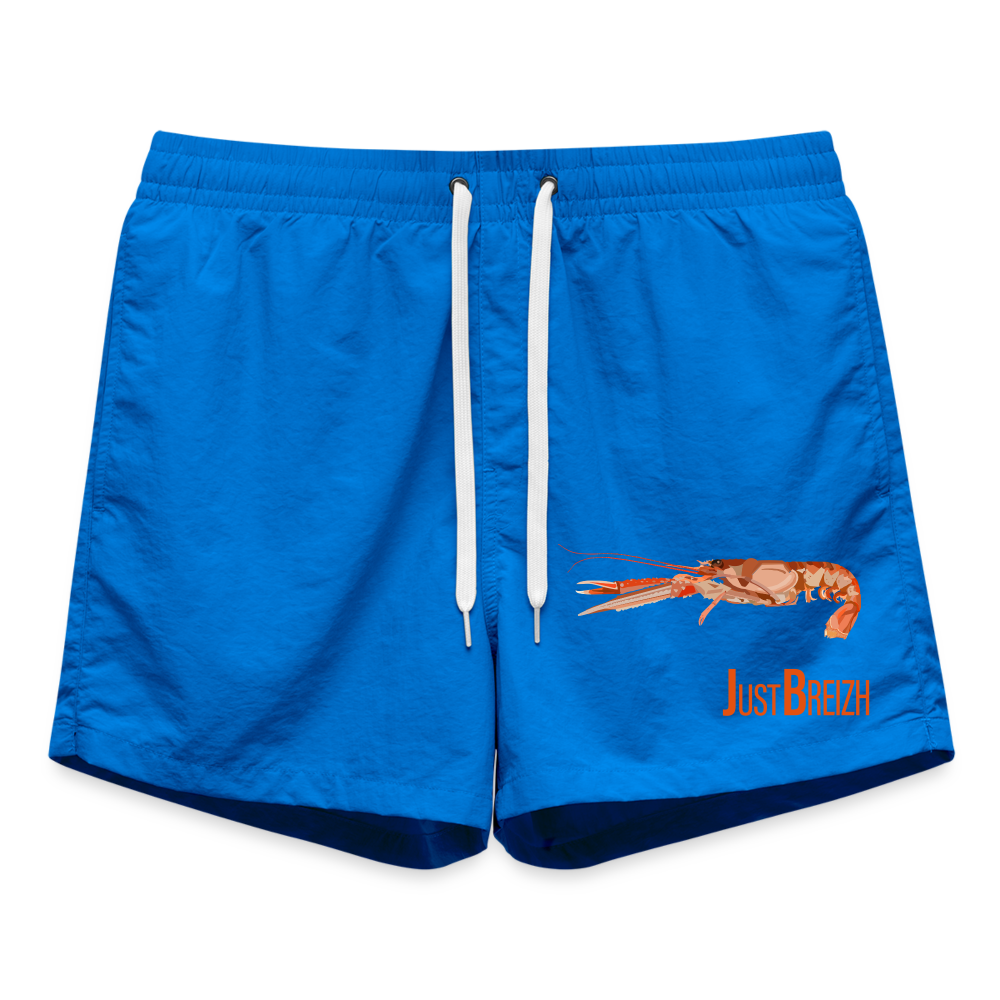 HOMMES : SHORT DE BAIN / LANGOUSTINE / TEXTILE BLEU - cobalt blue