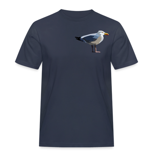 HOMMES : T-SHIRTS CLASSIQUES / GOELAND / TEXTILE BLEU - bleu marine