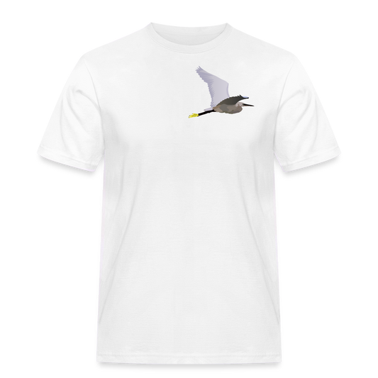 HOMMES : T-SHIRTS CLASSIQUES / AIGRETTE / TEXTILE BLANC - blanc